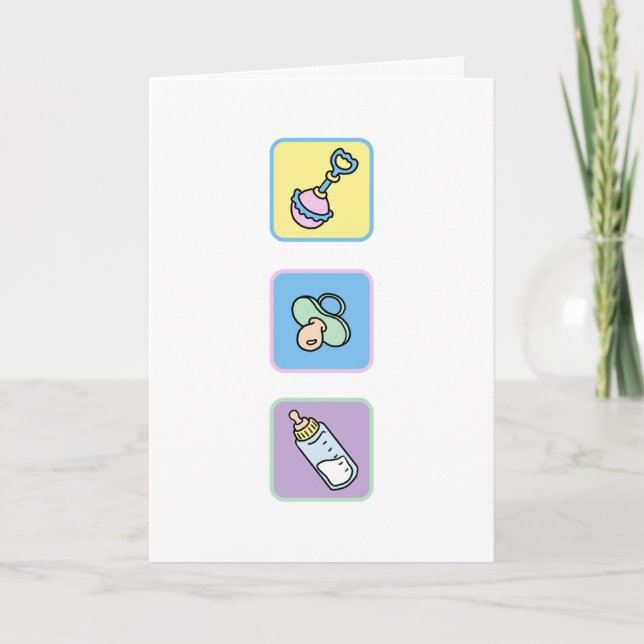 Baby Congratulations for new or expectant parents Card (Front)