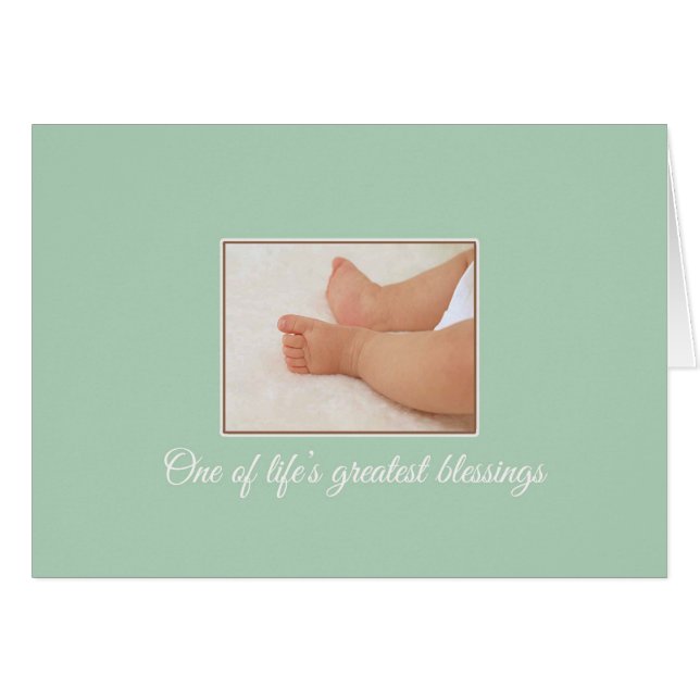 Baby Congratulations - Life's Greatest Blessings (Front Horizontal)