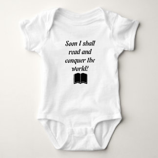 Baby - Conquer The World Through Reading Baby Bodysuit