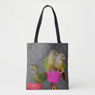 Baby Conure Parrots Animal Tote Bag