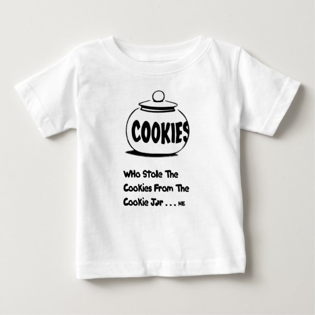 baby cookie thief baby T-Shirt (Front)