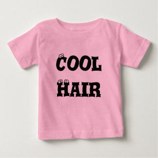Baby Cool Hair- Pink Baby T-Shirt