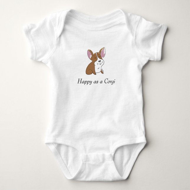 Baby Corgi Bodysuit (Front)