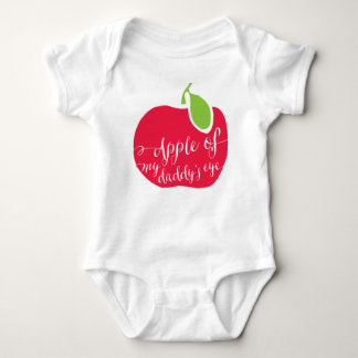Baby Cotton "Apple of My daddy's Eye Baby Bodysuit