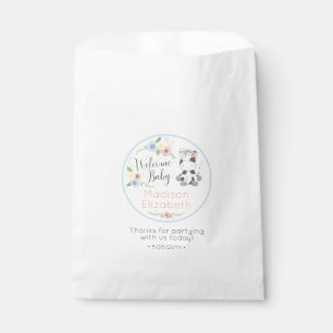 Baby Cow Floral Calf Welcome Baby Shower Party Favour Bag