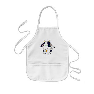 Baby cow kids apron