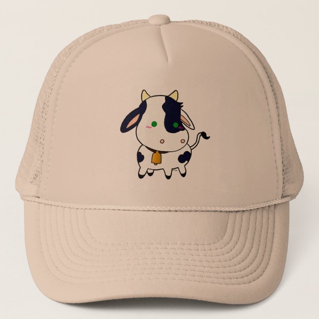 Baby cow trucker hat (Front)