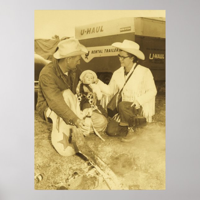 BABY COWBOY POSTER PRINT (Front)