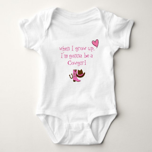 Baby Cowgirl Bodysuit (Front)