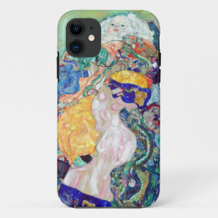Baby Cradle painting by Gustav Klimt iPhone 11 Case