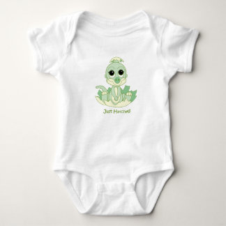 Baby Creeper, Just Hatched Green Bodysuit