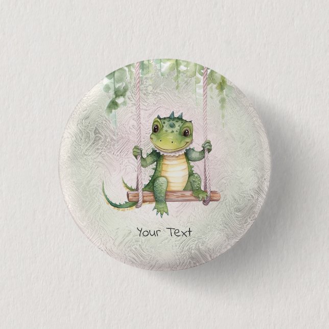 Baby Crocodile Button (Front)