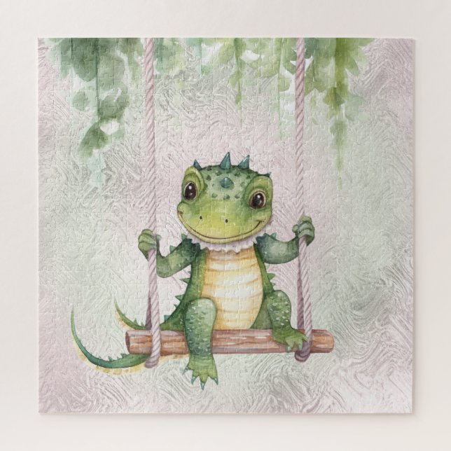 Baby Crocodile Jigsaw Puzzle (Vertical)