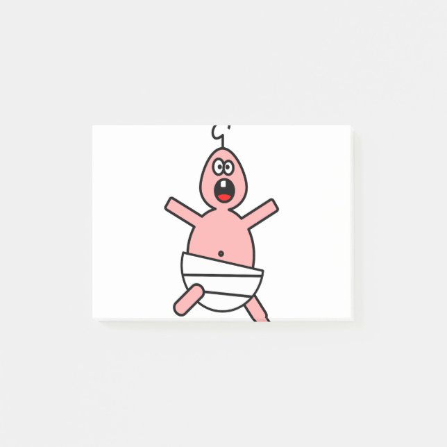 Baby Crying 2 Post-it Notes (Front)