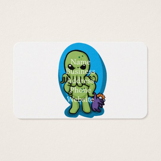 Baby cthulhu - cute cthulhu - cthulhu halloween business card
