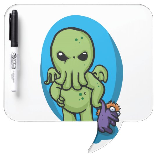 Baby cthulhu - cute cthulhu - cthulhu halloween dry erase board