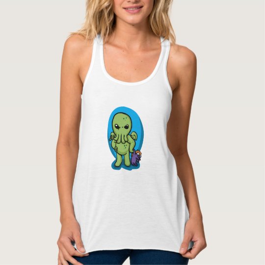 Baby cthulhu - cute cthulhu - cthulhu halloween singlet