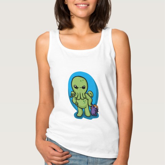 Baby cthulhu - cute cthulhu - cthulhu halloween singlet