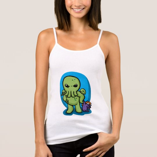 Baby cthulhu - cute cthulhu - cthulhu halloween singlet