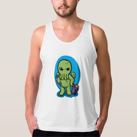 Baby cthulhu - cute cthulhu - cthulhu halloween singlet