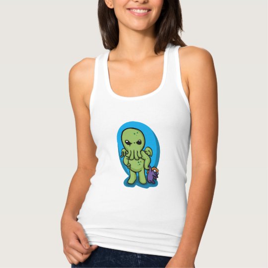 Baby cthulhu - cute cthulhu - cthulhu halloween singlet