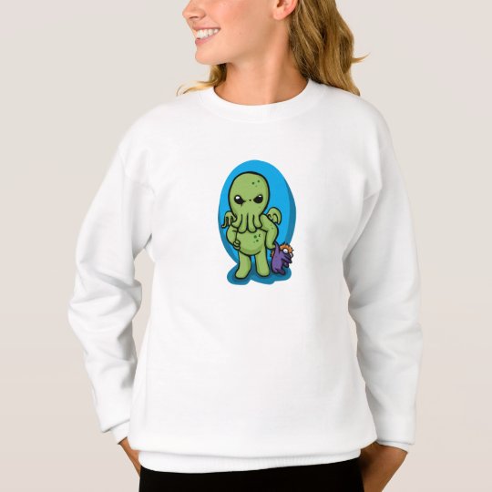 Baby cthulhu - cute cthulhu - cthulhu halloween sweatshirt