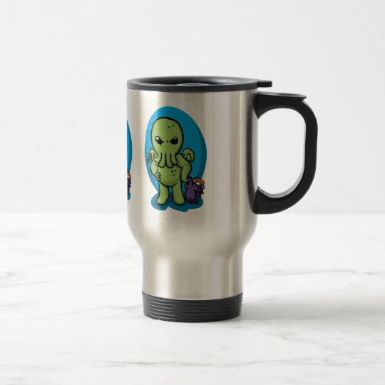 Baby cthulhu - cute cthulhu - cthulhu halloween travel mug