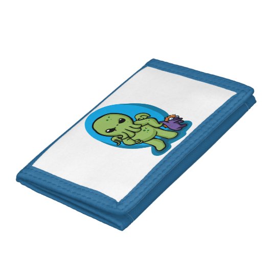 Baby cthulhu - cute cthulhu - cthulhu halloween trifold wallets
