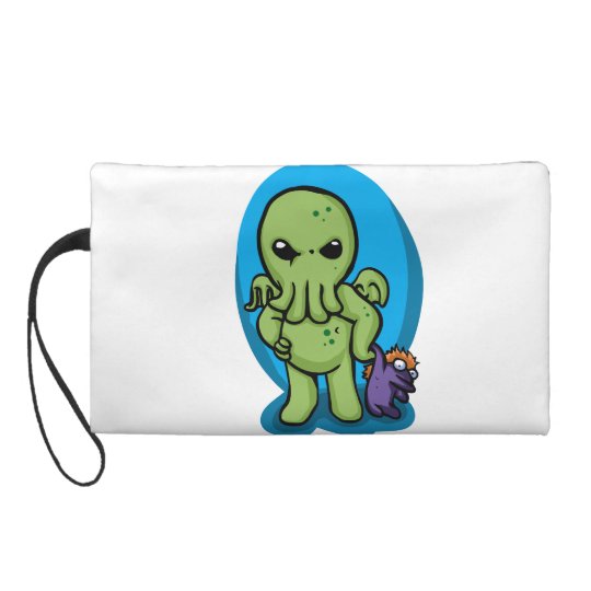 Baby cthulhu - cute cthulhu - cthulhu halloween wristlet