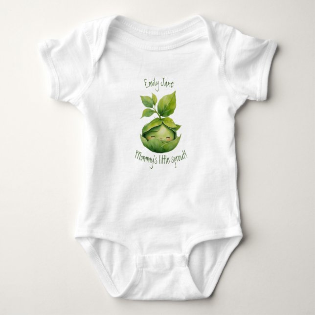 Baby Custom Illustrated Nature Bodysuit (Front)