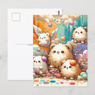 Baby, cute animal squirrel, Postcrossing Postcard