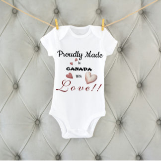 Baby Cute Bodysuit - Personalise the Country