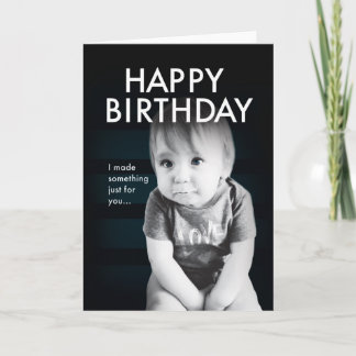 Baby Cute, Funny Birthday Card