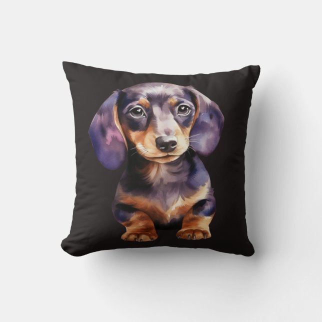 Baby Dachshund Cushion (Front)