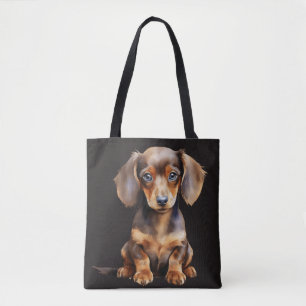 Baby Dachshund Tote Bag