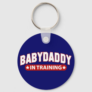 Baby Daddy In Training Key Ring