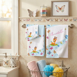 Baby dear (deer) bath towel set