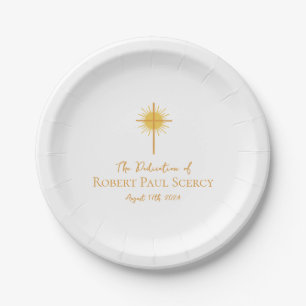 Baby Dedication/Christening Paper Plate