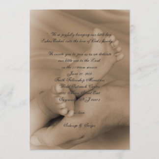 baby dedication invitation