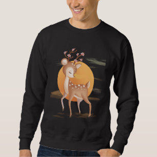 Baby Deer Adorable Fawns For Youth and Adult Sweatshirt