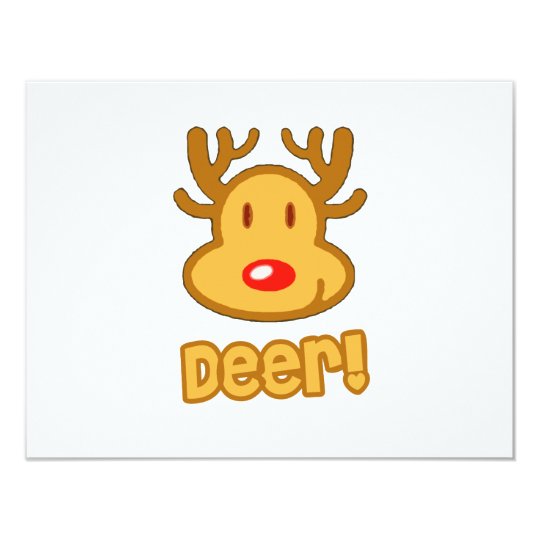 Baby Deer Cartoon Card