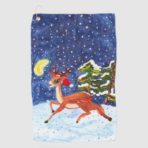 Baby Deer Golf Towel