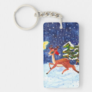 Baby Deer Key Ring