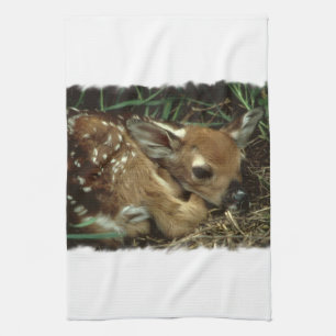 Baby Deer Kitchen Towel