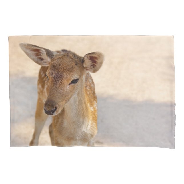 Baby Deer Pillowcase (Front-Left)