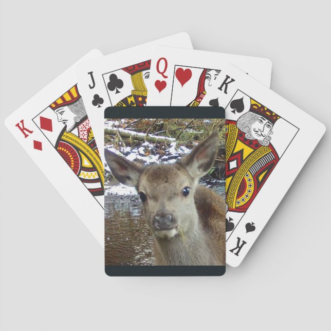 Baby Deer  Playing Cards (Back)