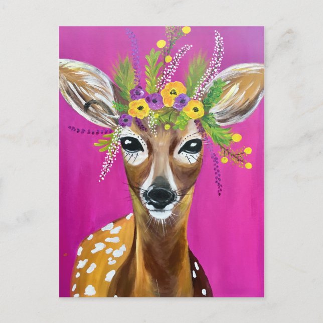 Baby Deer Postcard (Front)