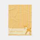 Baby Deer | Yellow & Orange Stripes | Personalised