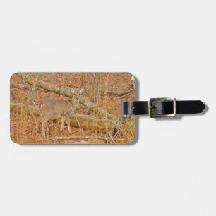 Baby Deer's First winter Luggage Tag