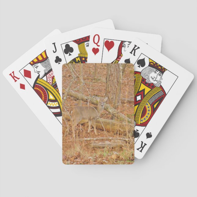 Baby Deer's First  winter Playing Cards (Back)